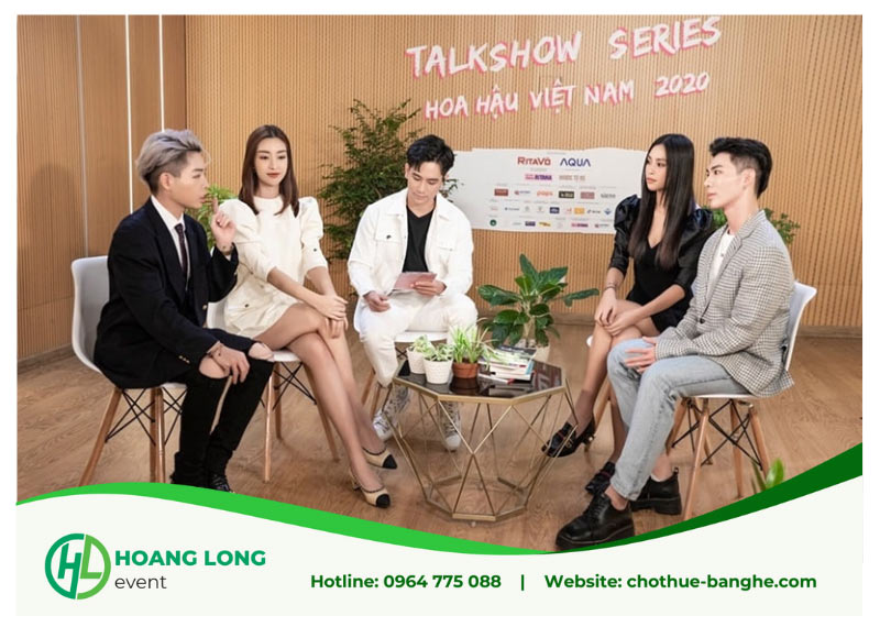 dịch vụ cho thuê bàn ghế talkshow